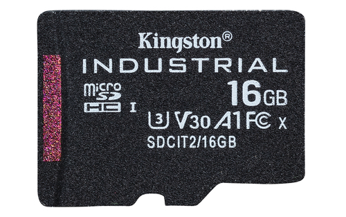 Kingston Technology 16GB microSDHC Industrial C10 A1 pSLC Card Single Pack w/o Adapter