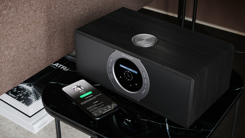 Sharp DR-I470 PRO Clock Analog & digital Black, Stainless steel