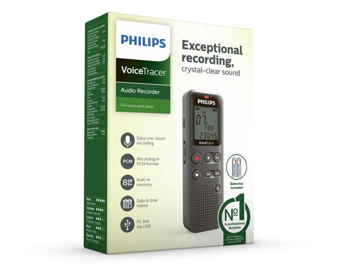 Philips VoiceTracer 12 kHz Grey