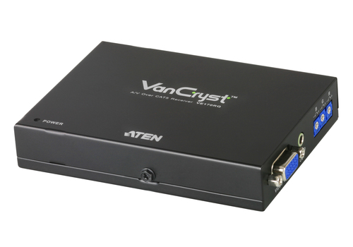ATEN VE170RQ AV extender AV receiver Black