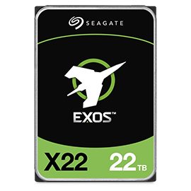 Seagate Exos X22 Harddisk ST22000NM002E 22TB 3.5 Serial ATA-600 7200rpm