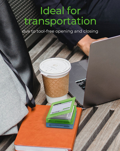 ICY BOX IB-AC6251-6 Folio Plastic Blue, Green, Grey, Orange, Red, White