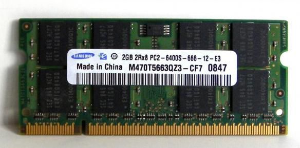 SO-DIMM DDR2 2GB 800Mhz SAMSUN