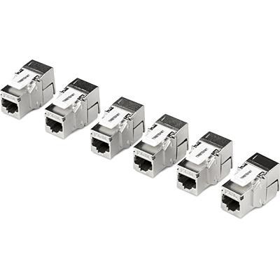 6 Pack Cat6a RJ-45 Shielded 