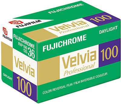 Fujifilm Fujichrome Velvia 100 Professional [RVP100] Farvedias ISO 100