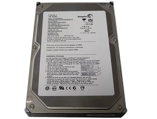 120GB 3.5TH IDE 7200RPM HDD