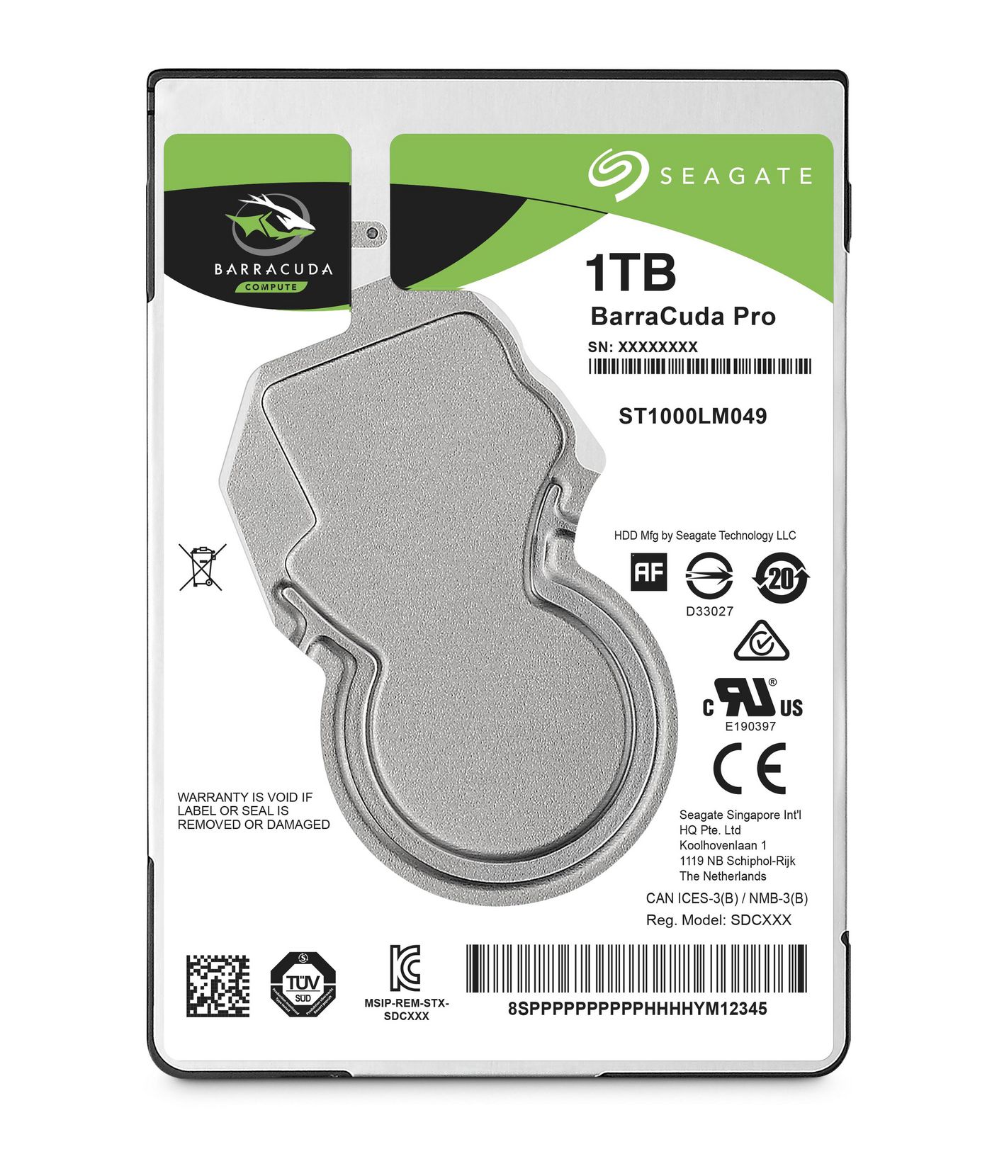 Barracuda Pro1TB HDD SATA 7.2K