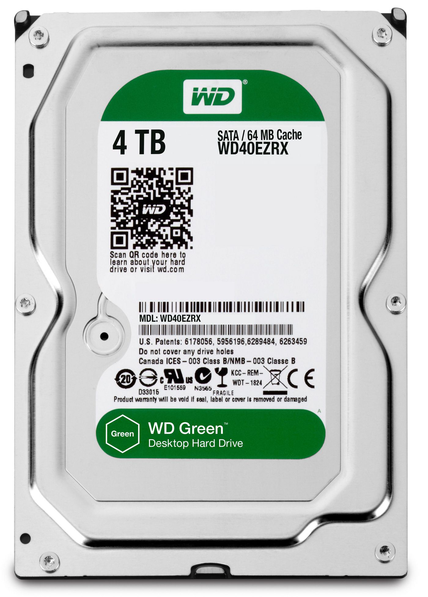 WD Caviar Green 4TB 64MB Cache