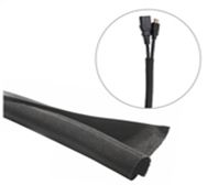 Flexible cablesock ø38mm black
