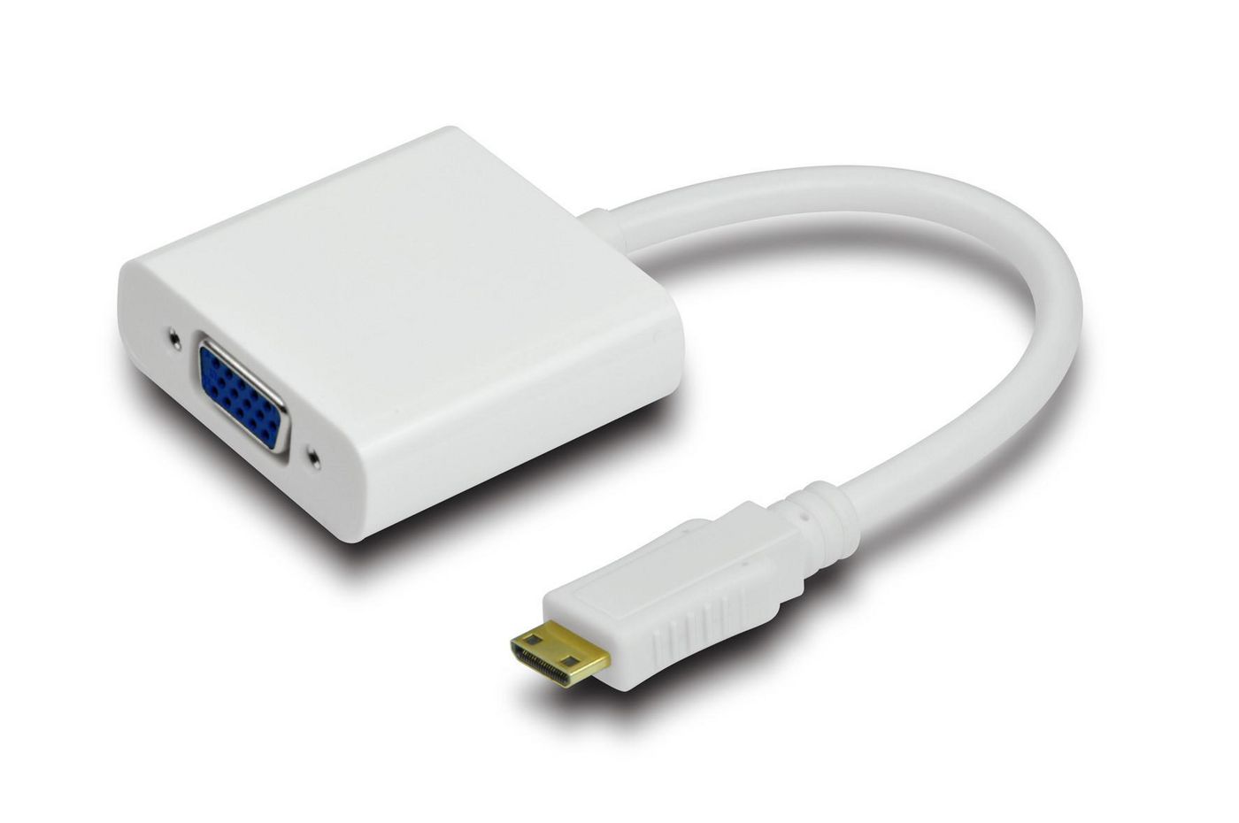 HDMI Mini 19C-VGA adapter M-F