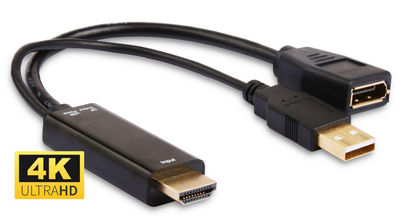 Adapter HDMI - Displayport M-F