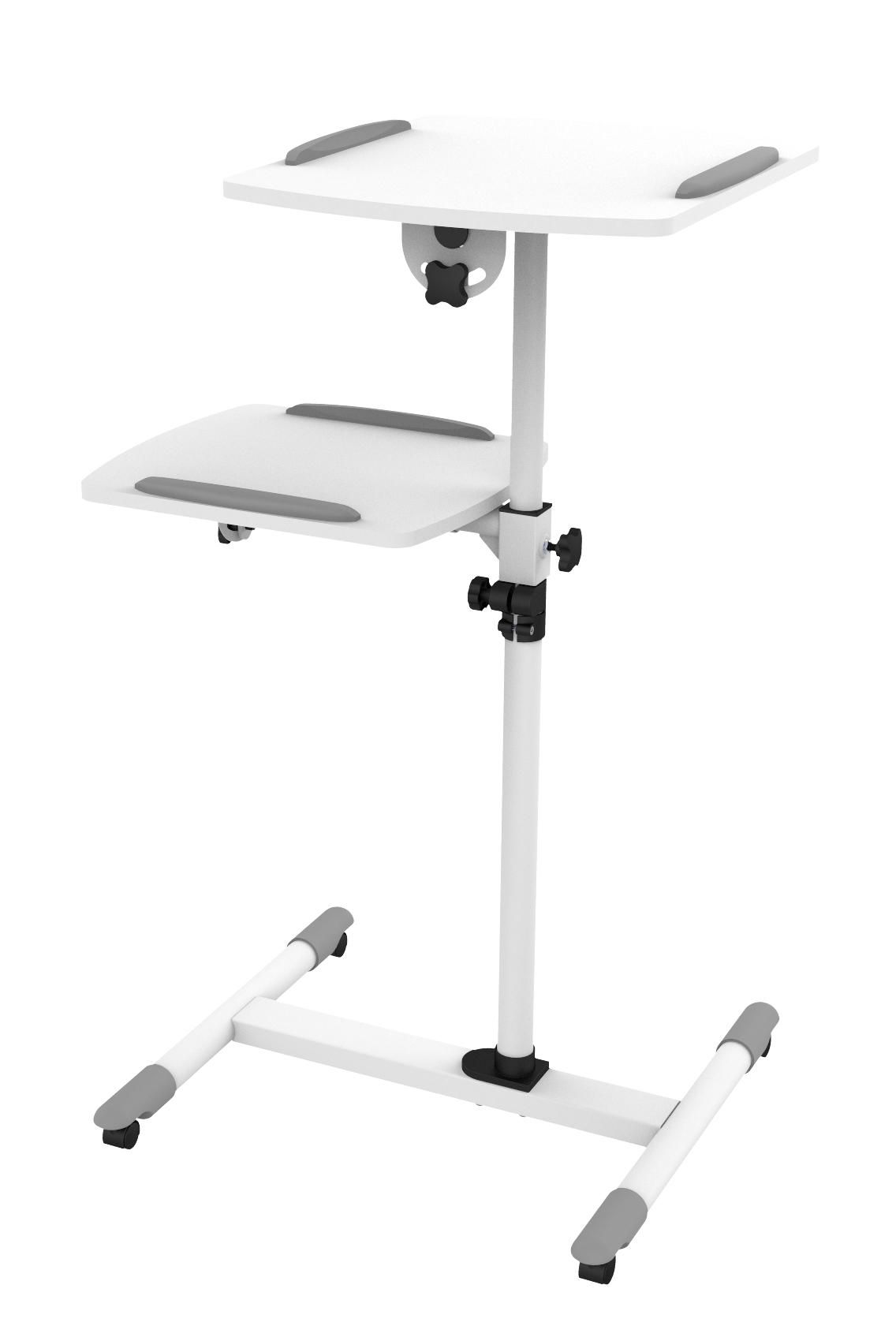 Projector cart white