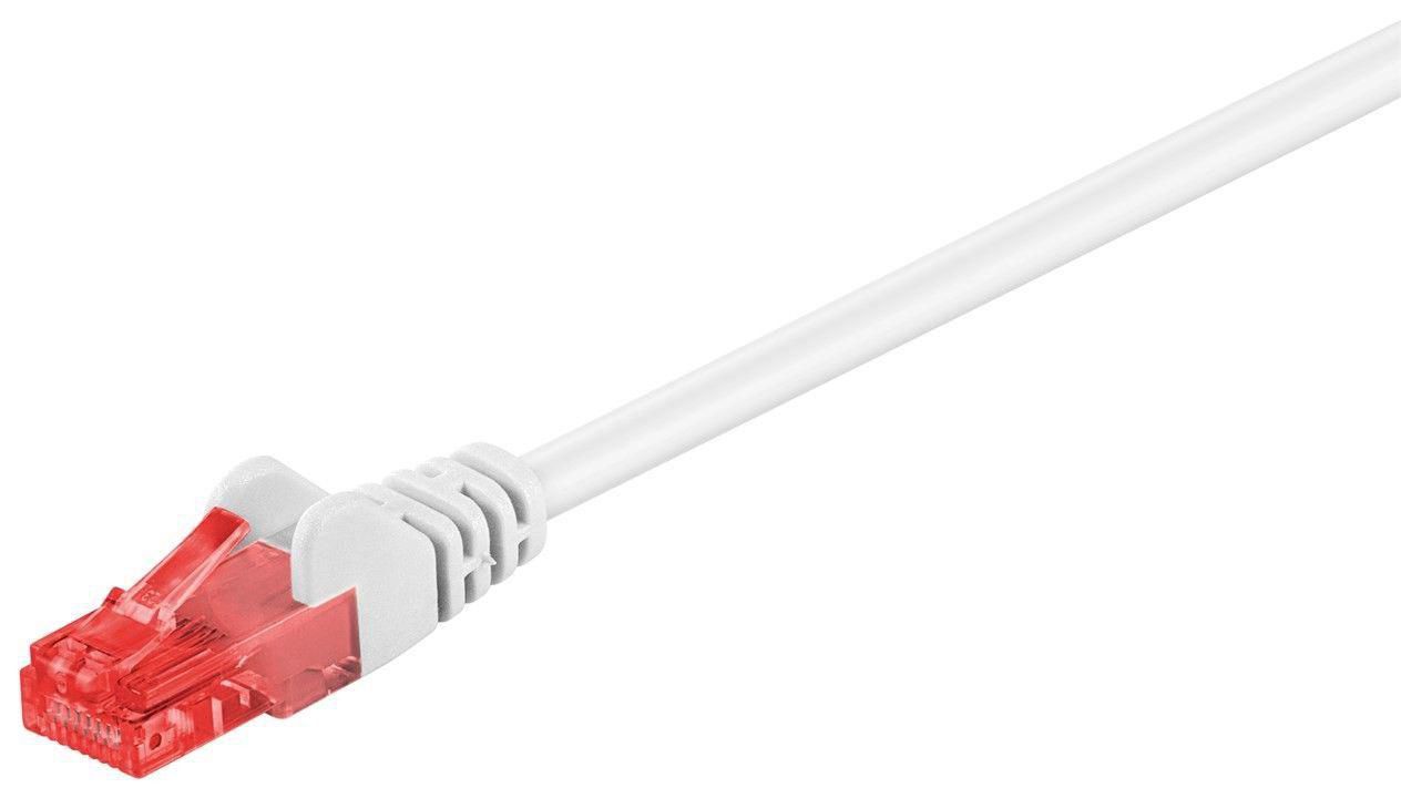 U/UTP CAT6 1M white PVC