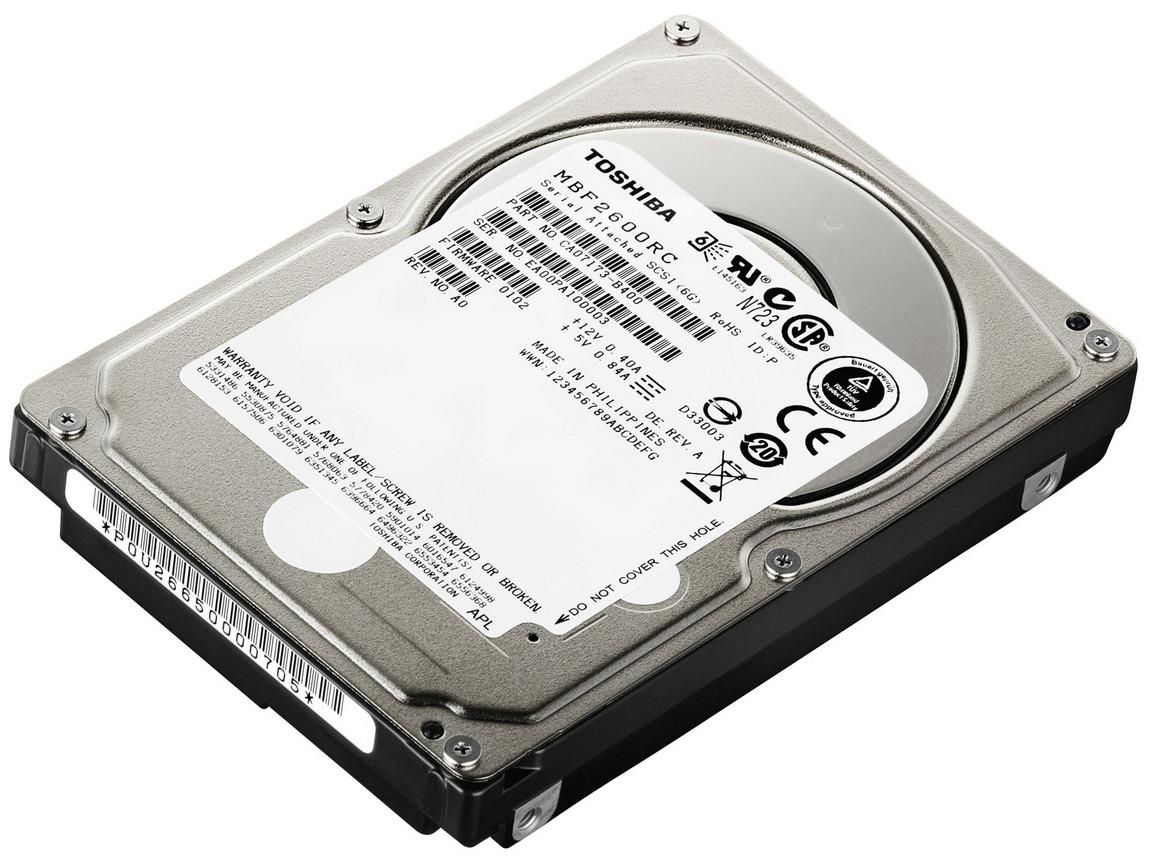 300GB SAS 10.000RPM 2,5" 15MM
