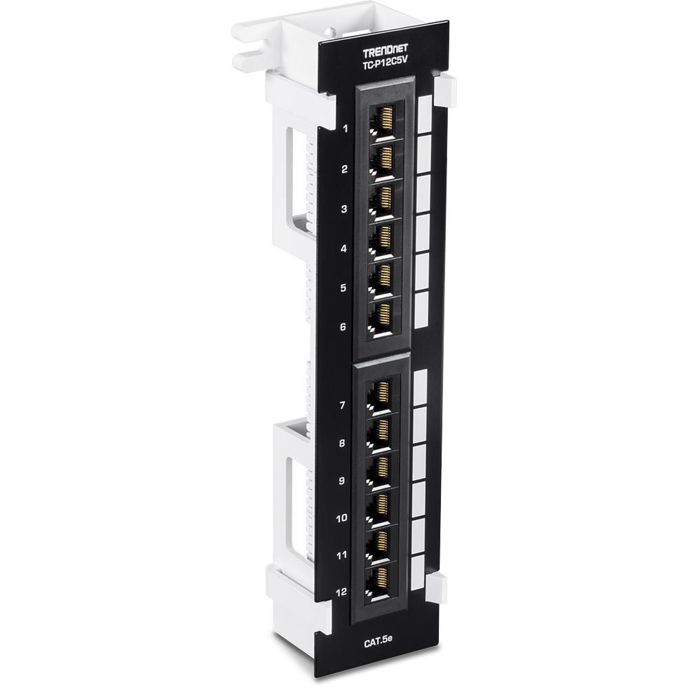 12-Port Cat5e Unshielded Wall 