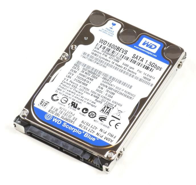 Primary HDD 1TB 5400RPM