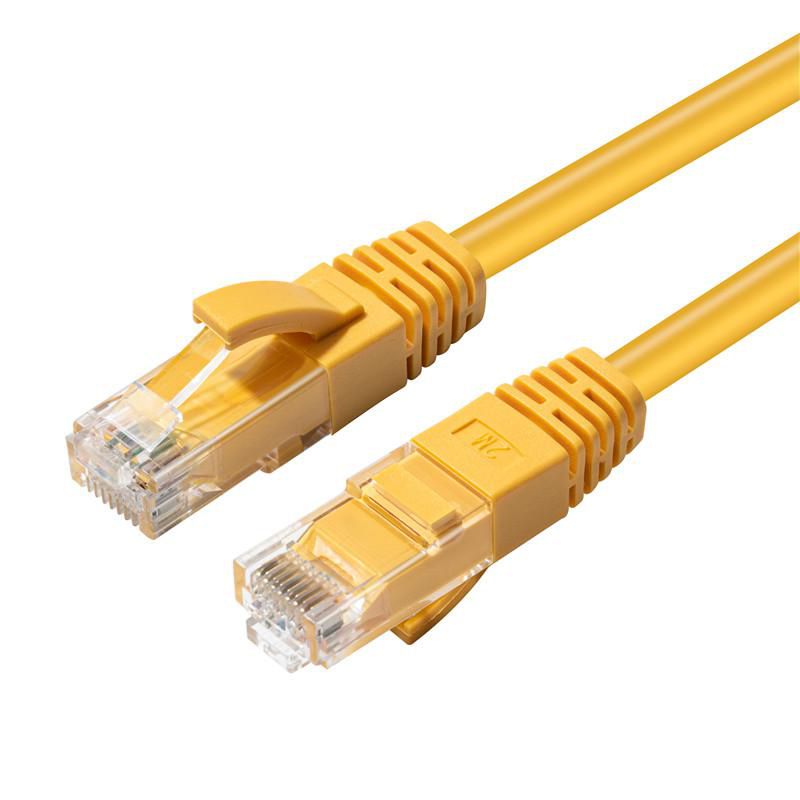 CAT6A UTP 0.25m Yellow LSZH