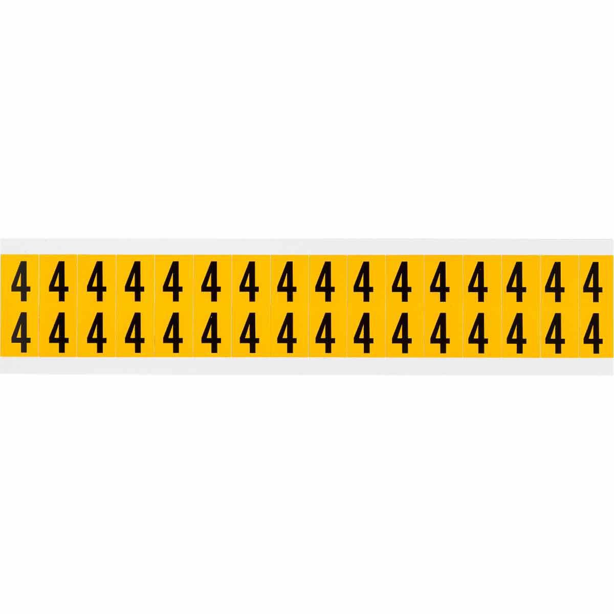 Identical numbers and letters