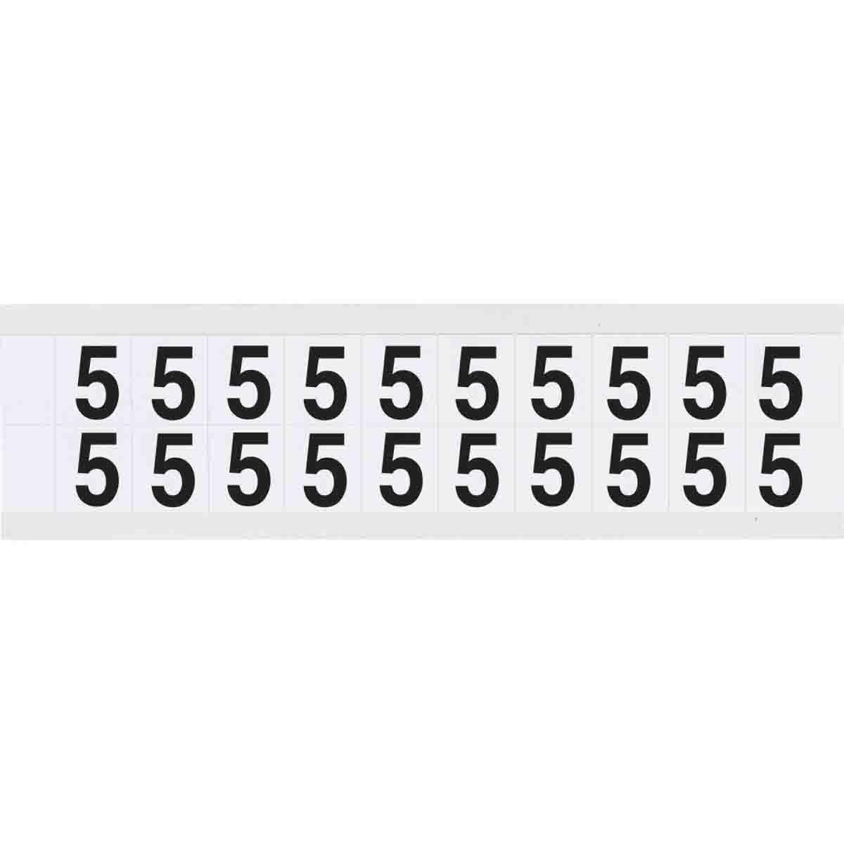 Identical numbers and letters 