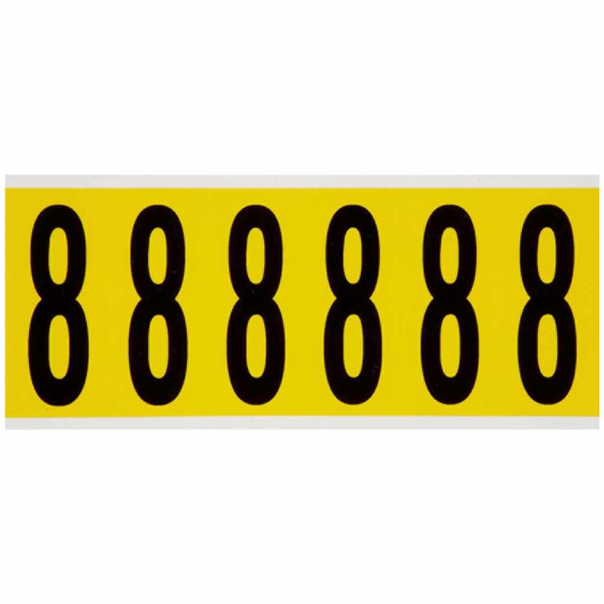 Identical numbers and letters 