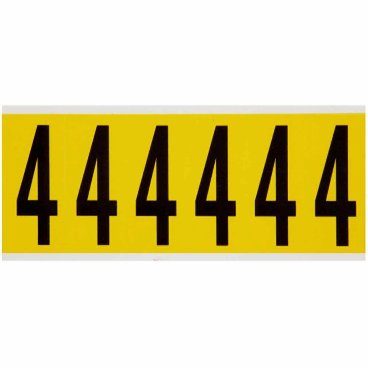 Identical numbers and letters 