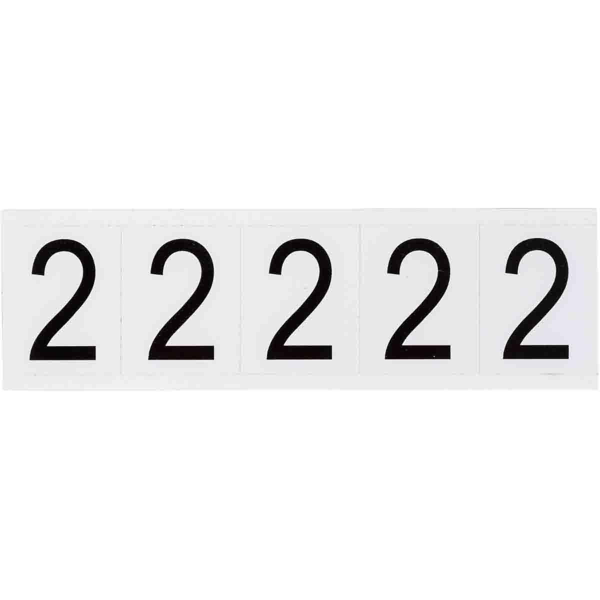 Identical numbers and letters 