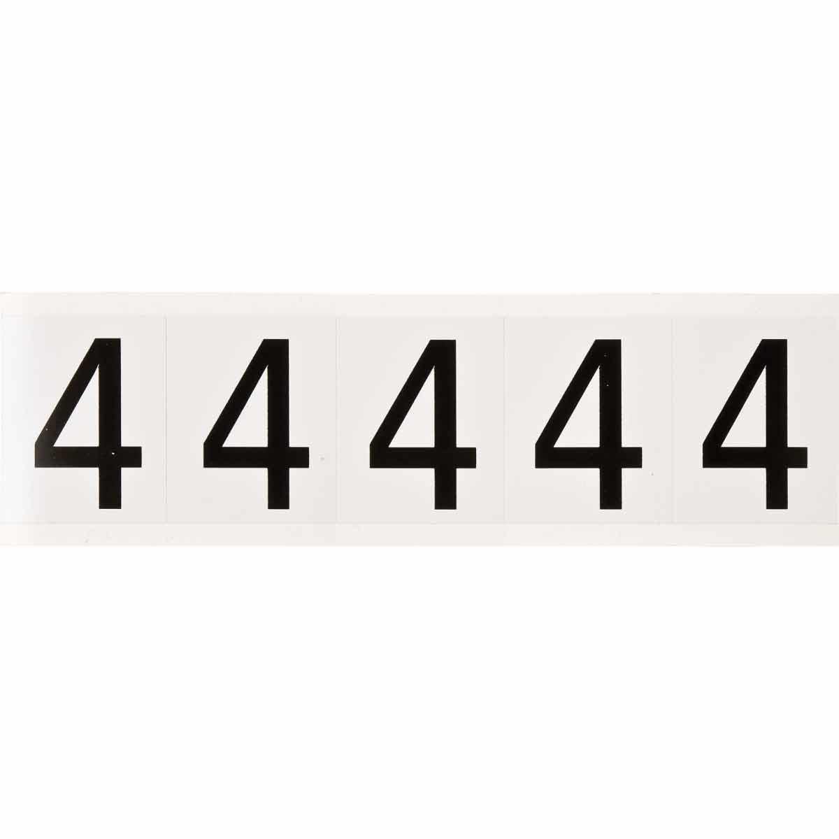 Identical numbers and letters 