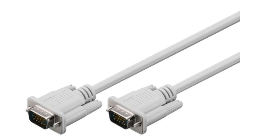 VGA HD15 M/M 2M thin cable