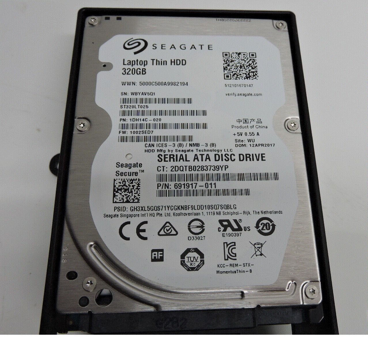 WBY, WU, PN 1DH14C-020, FW 