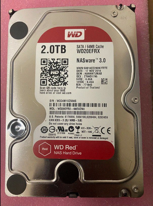 WD Red 2TB 24x7 