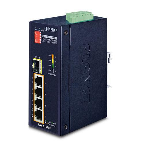 IP40 4-P/TP + 1-P Fiber(SFP)