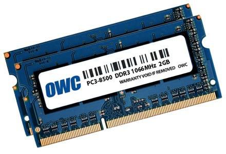 4.0GB (2x 2GB) PC-8500 DDR3 