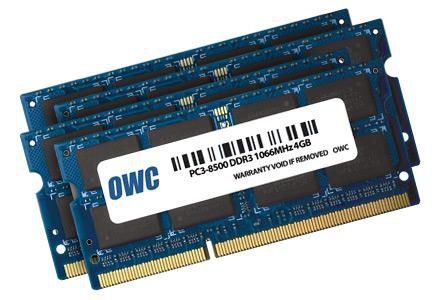 16.0GB (4x 4GB) PC-8500 DDR3 