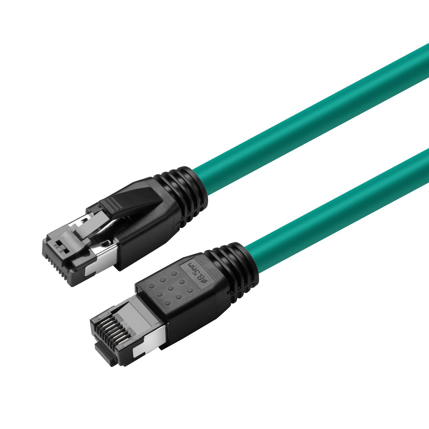 CAT8.1 S/FTP 10m Green LSZH 