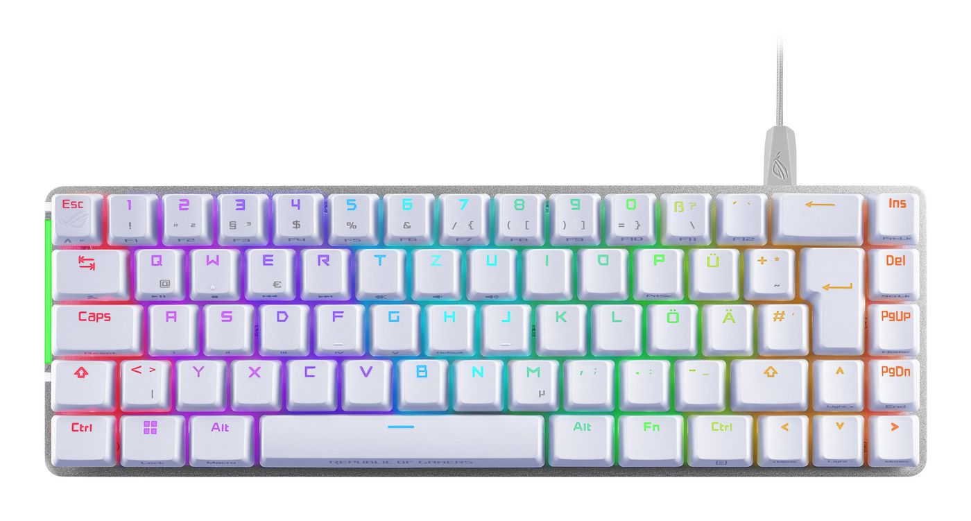 Rog Falchion Ace Wht Keyboard 