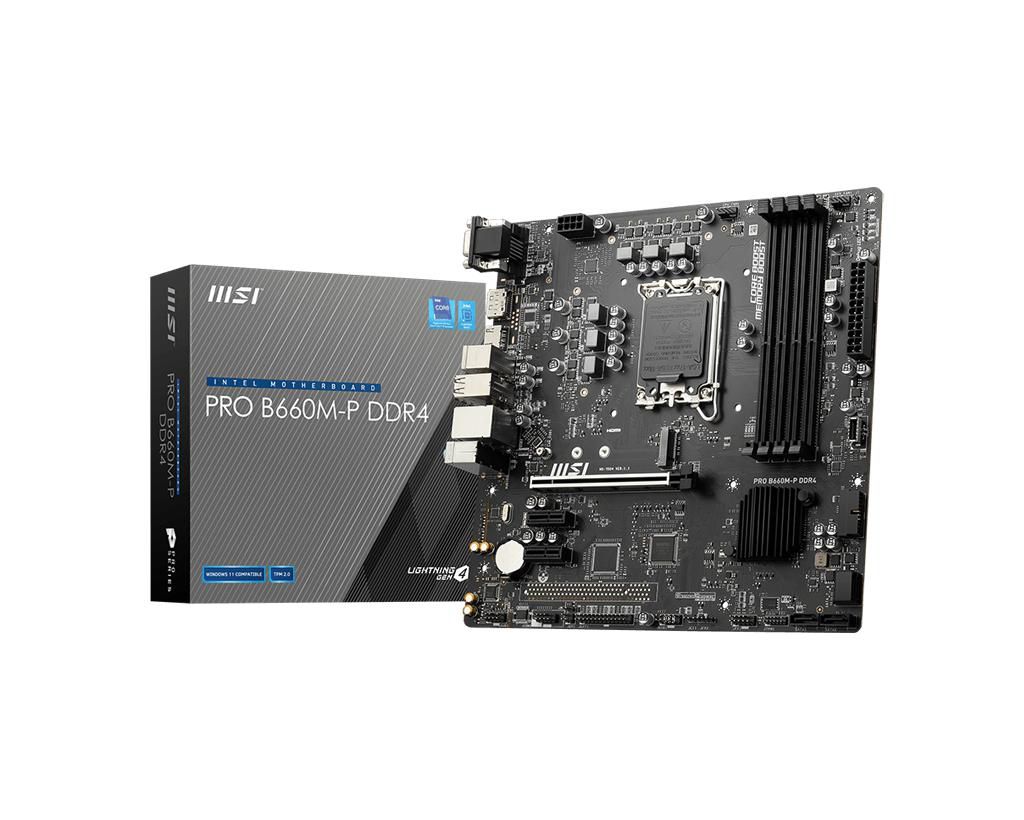 Pro B660M-P Ddr4 Motherboard 