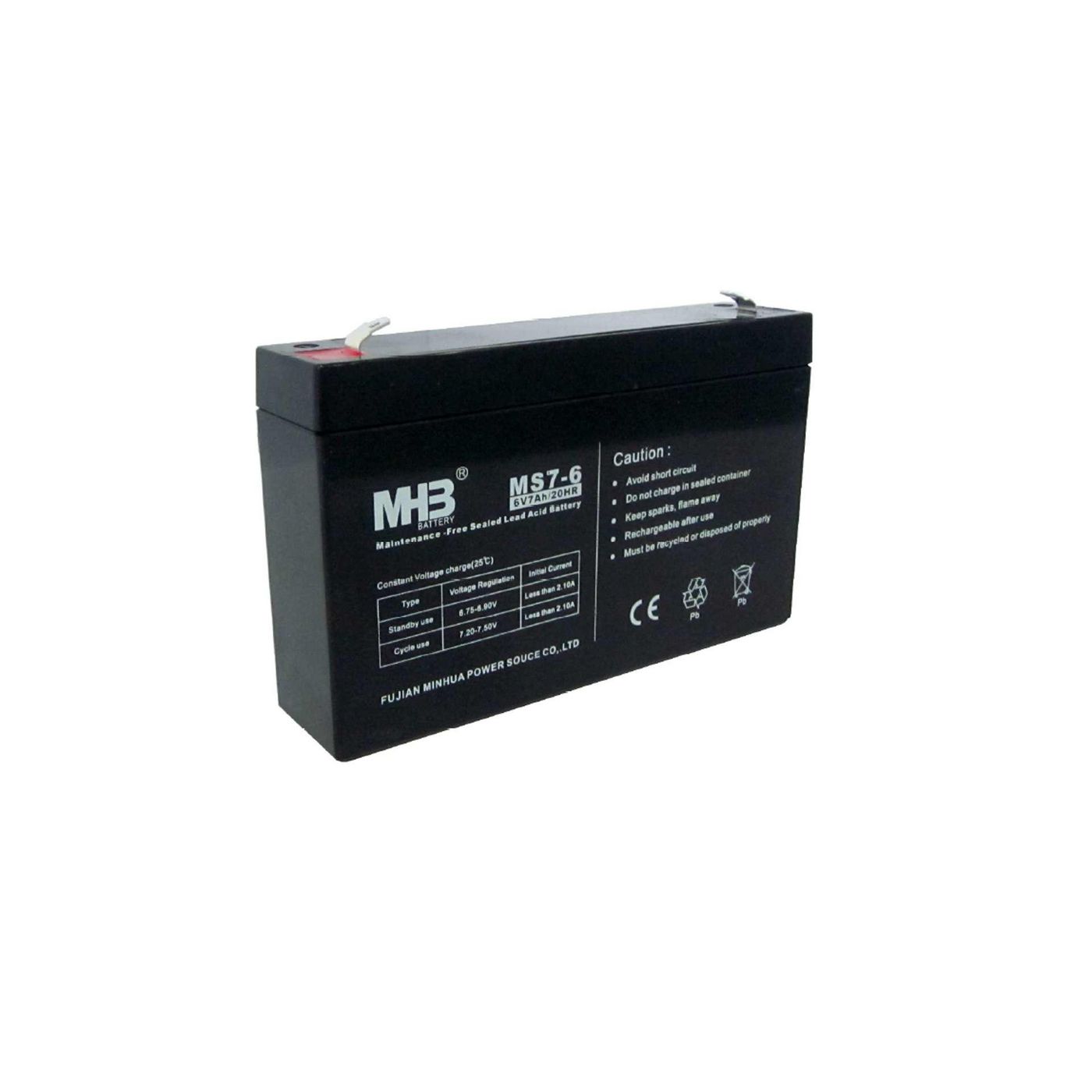 Battery MHB MS7-6, for VI 