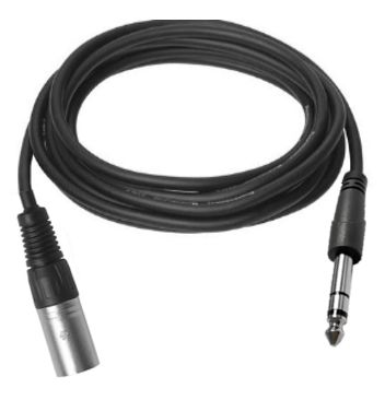 XLR M - Stereo Jack 6.35mm 2 