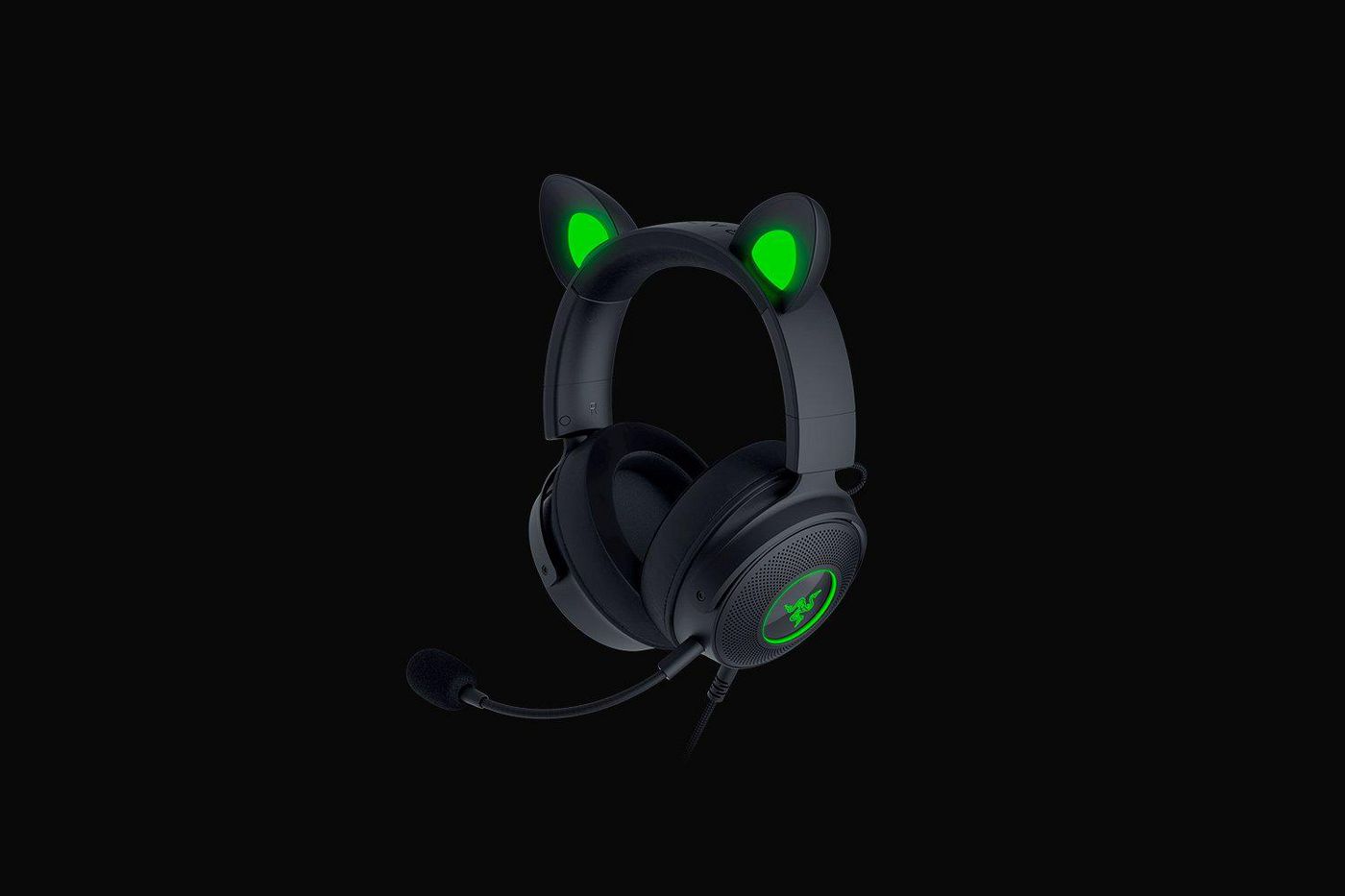 Razer Kraken Kitty V2 Pro Kablet Høretelefoner Sort
