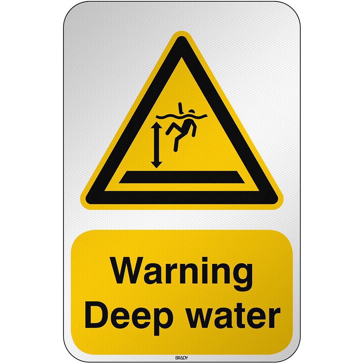 ISO Safety Sign Warning Deep 