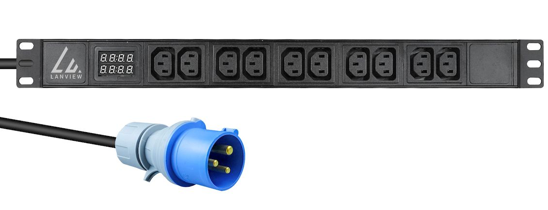 19'' rack mount power strip, 