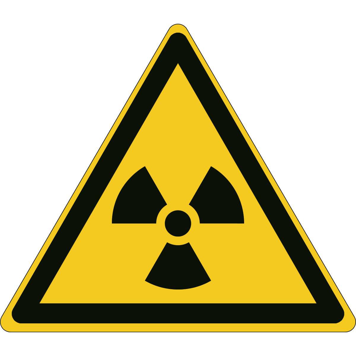 Warning Radioactive material 