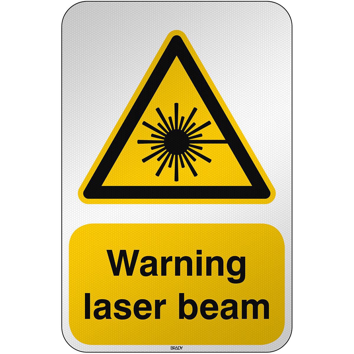 ISO Safety Sign Warning laser 
