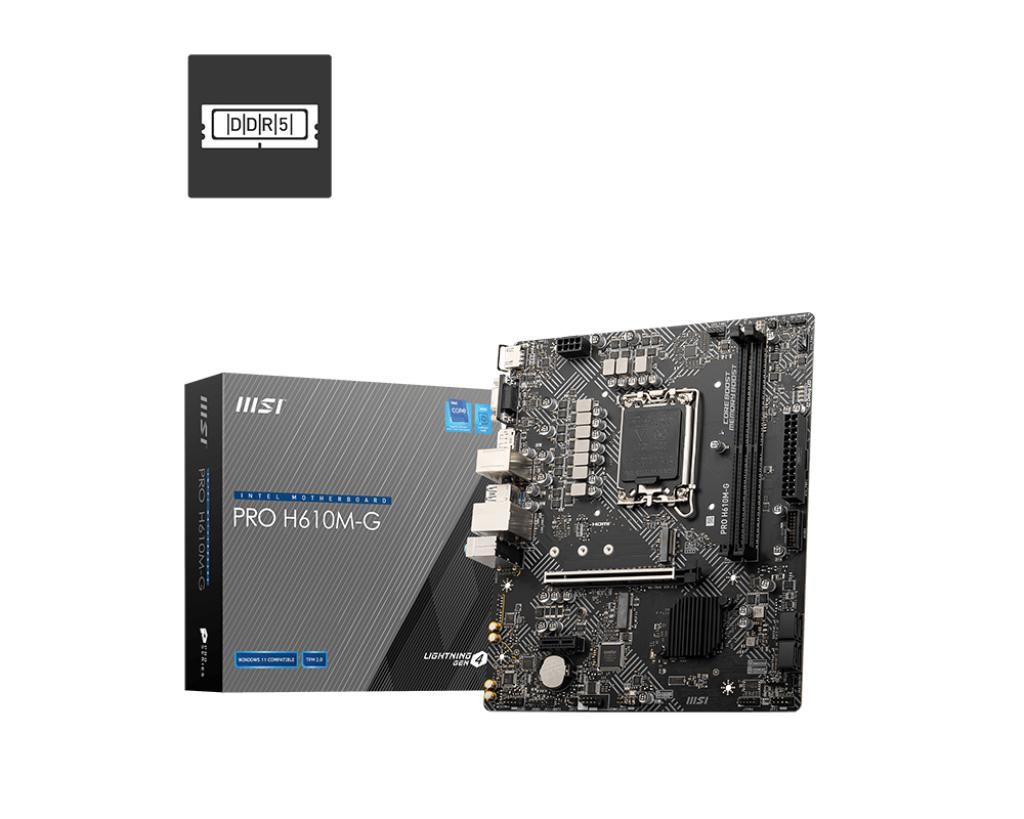 Pro H610M-G Motherboard Intel 