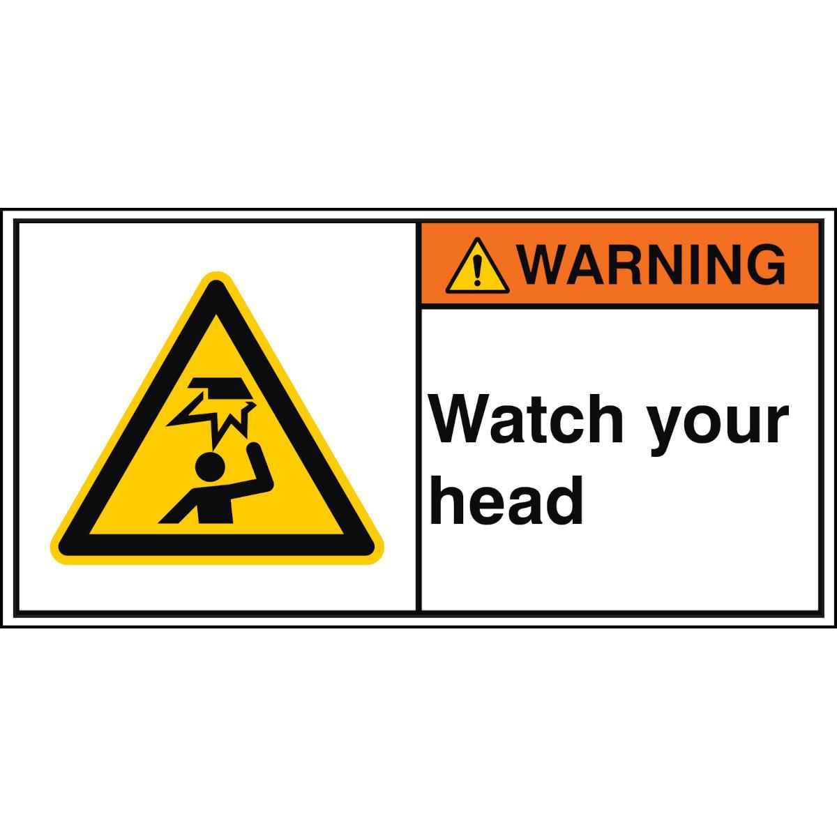 ISO Safety Sign - Watch your 