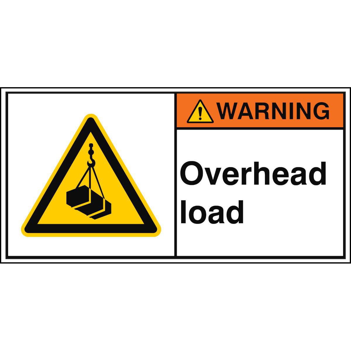 ISO Safety Sign - Overhead 