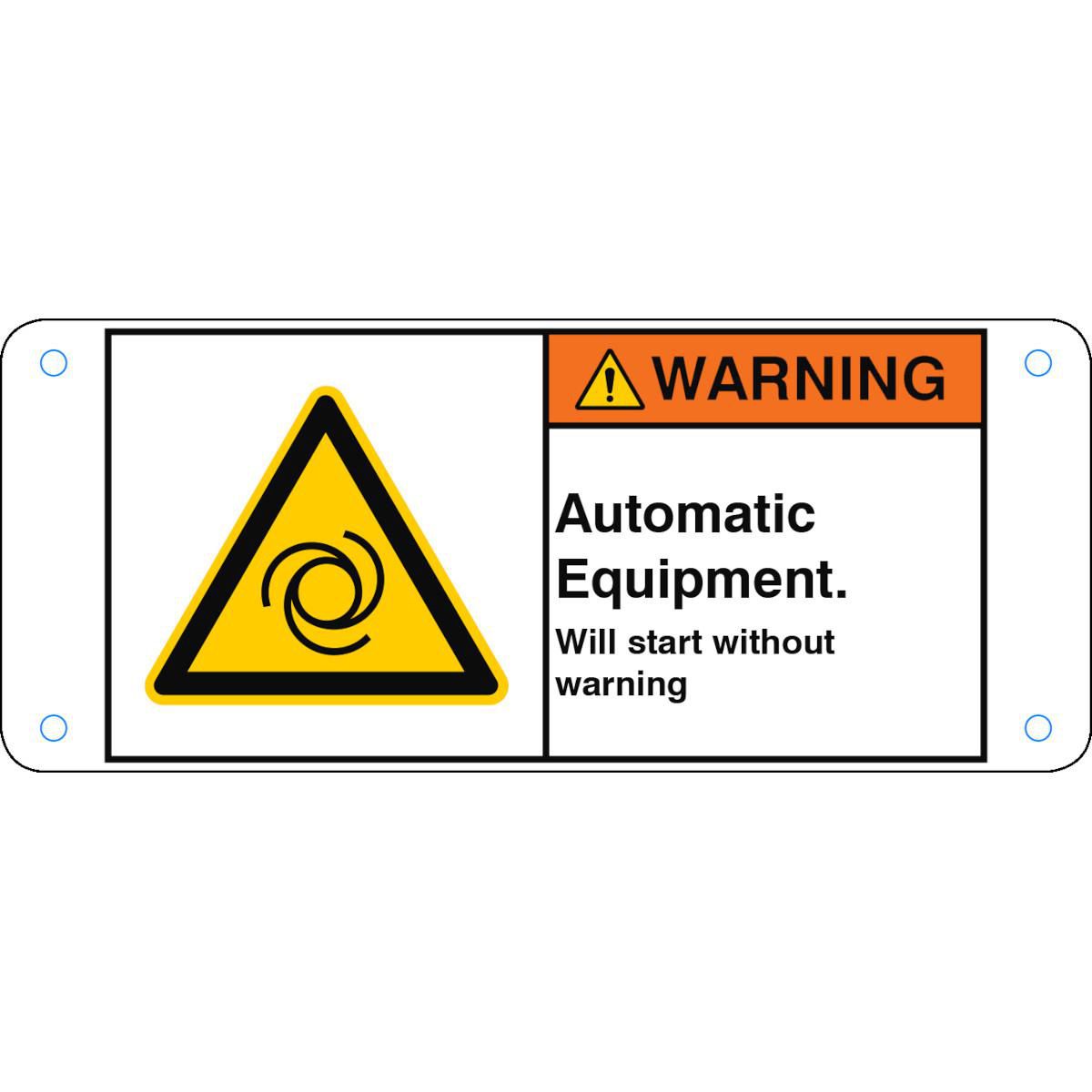 ISO Safety Sign - Automatic 