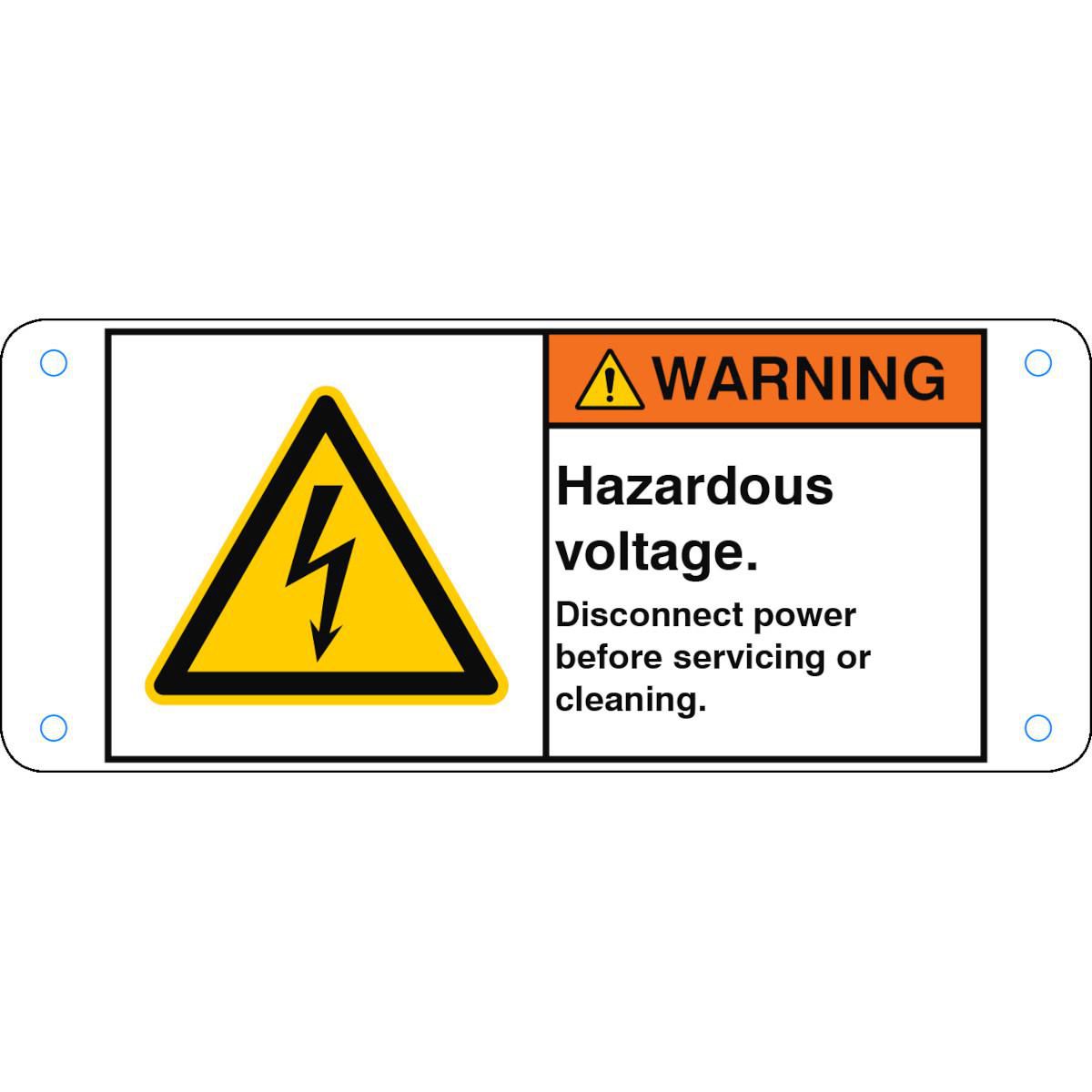 ISO Safety Sign - Hazardous 