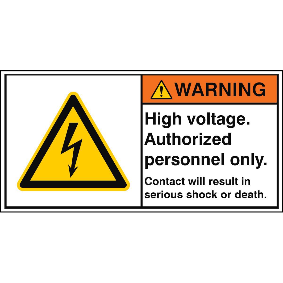 ISO Safety Sign - High 