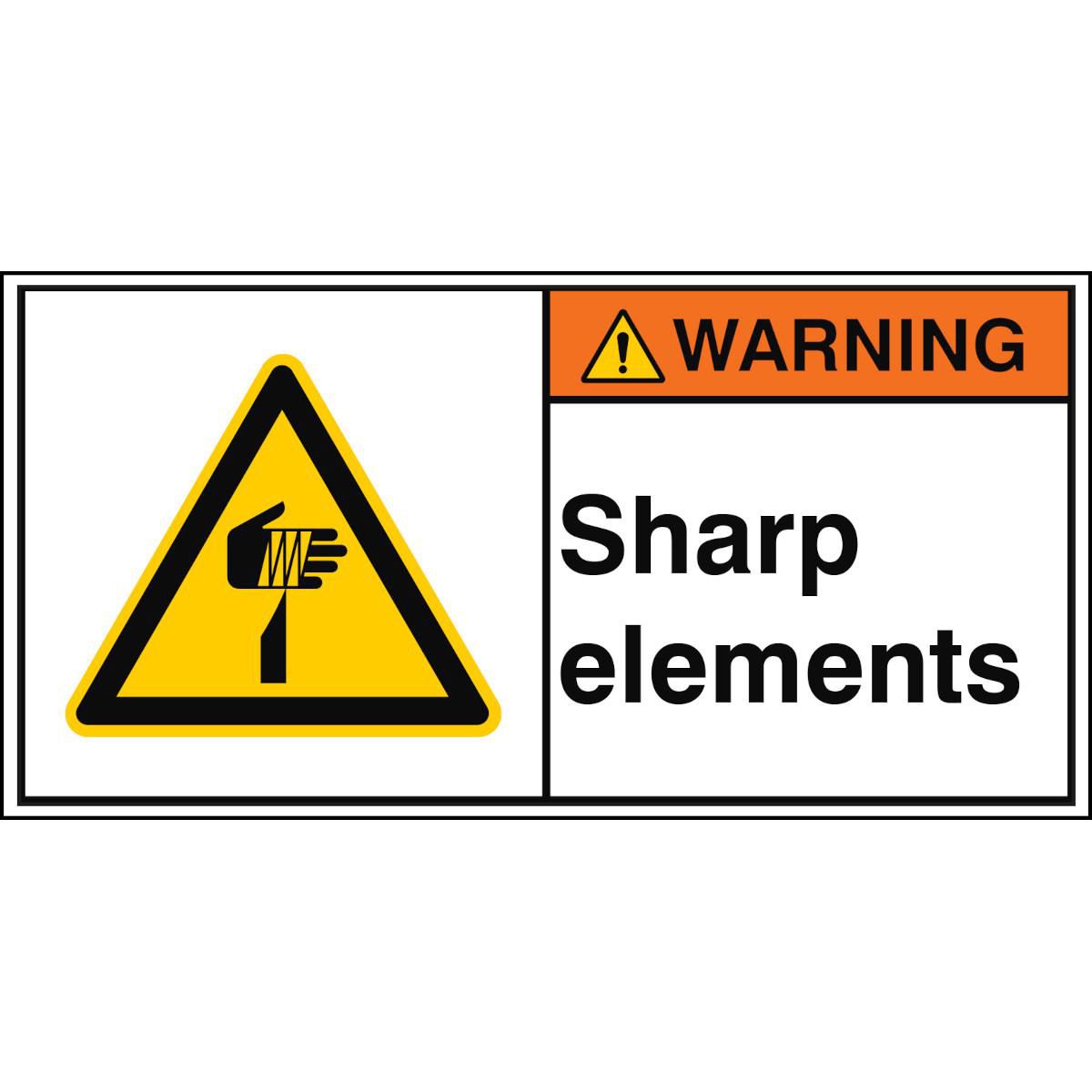 ISO Safety Sign - Sharp 
